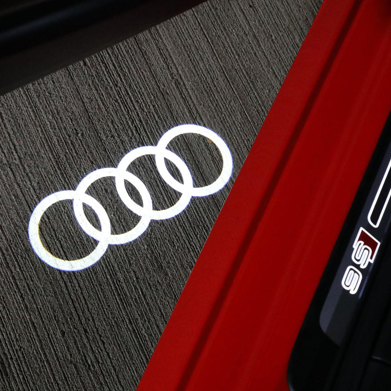 Audi Door Light Beam - Rings