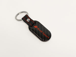 Audi Sport Carbon Fiber Key Chain