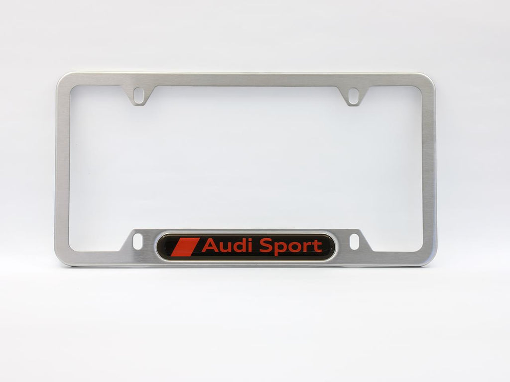 License Plate Frame Kit - Audi Sport Logo