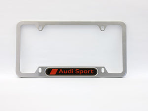 License Plate Frame Kit - Audi Sport Logo