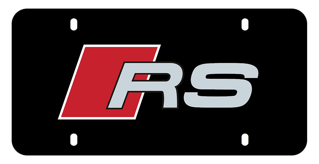 Audi RS Vanity Plate